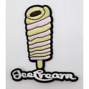 ICE‎ CREAM EMBROIDERED PATCH